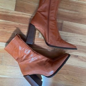 Lintervalle booties. Size 7. Made in Spain. Worn twice.